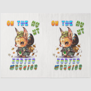 On The Hunt Easter Warrior Tissue Paper