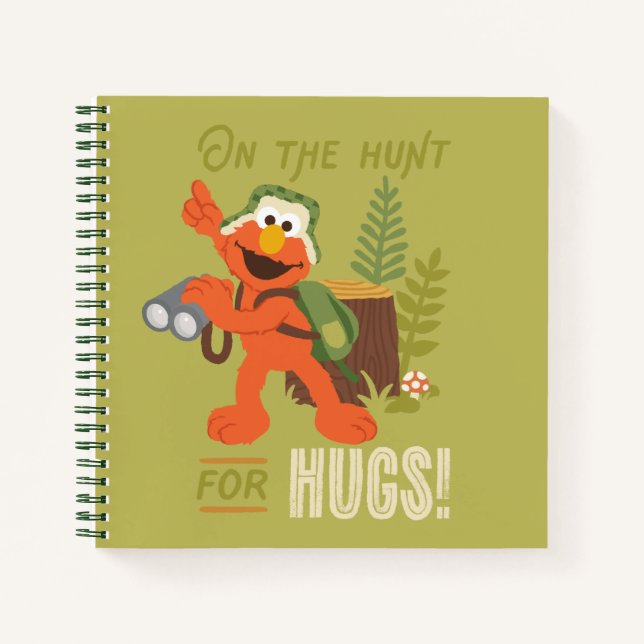 On The Hunt For Hugs Notebook (Front)
