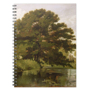On the Isis, Waterperry, Oxfordshire, 1806 (oil on Notebook