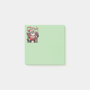 On the Job Hazard Santa on Fire Post-it Notes