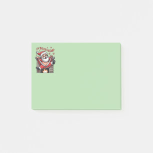 On the Job Hazard Santa on Fire Post-it Notes