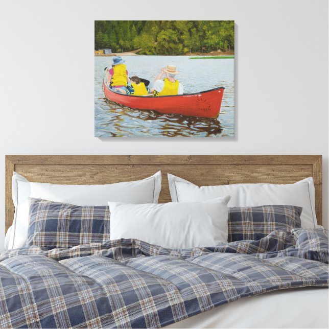 On The Lake Canvas (Insitu(Bedroom))