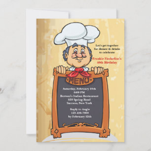 On the Menu Invitation