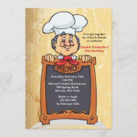 On the Menu Invitation