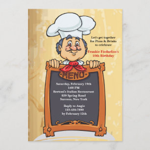 On the Menu Invitation