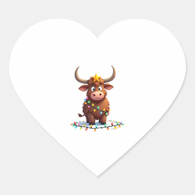 On The Naughty List And Reget Nothing Christmas Hi Heart Sticker (Front)