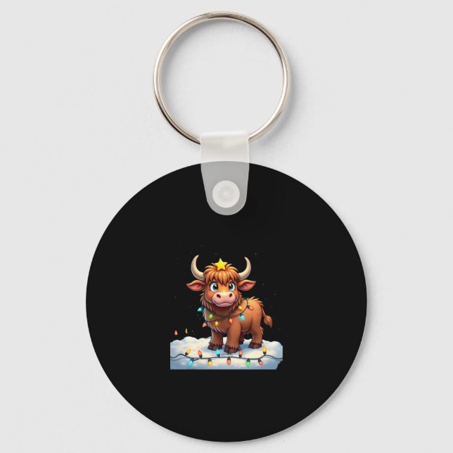 On The Naughty List And Reget Nothing Christmas Hi Keychain (Front)