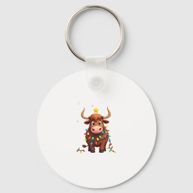 On The Naughty List And Reget Nothing Christmas Hi Keychain (Front)