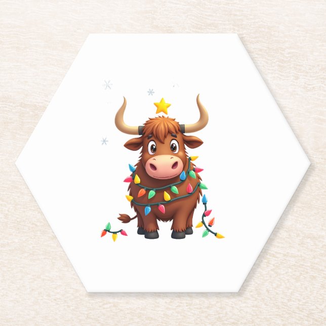 On The Naughty List And Reget Nothing Christmas Hi Paper Coaster (Front)