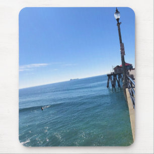 On the Pier, Huntington Beach, California Mouse Pad