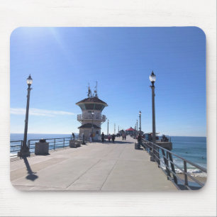 On the Pier, Huntington Beach, California Mouse Pad