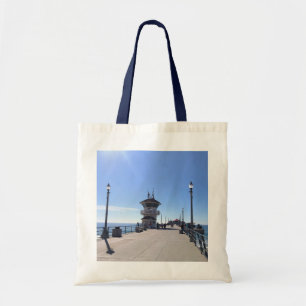 On the Pier, Huntington Beach, California Tote Bag