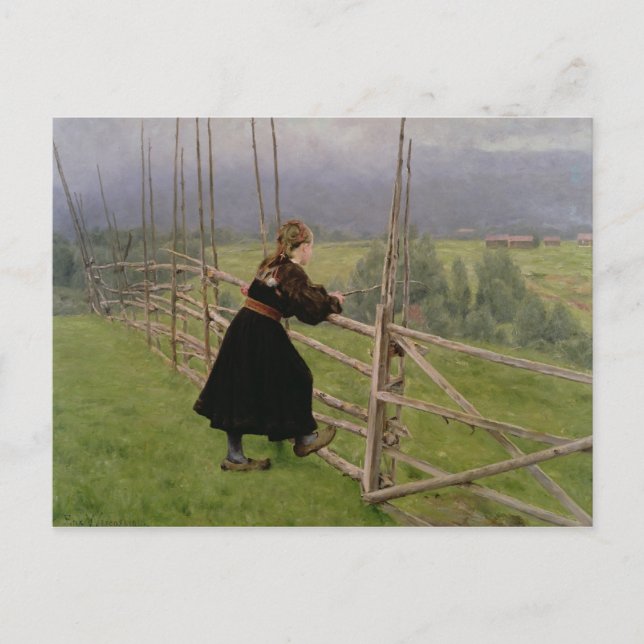 On the Plain Postcard (Front)