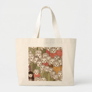 On the platform 2012 large tote bag