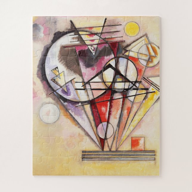 On the Points by Wassily Kandinsky Jigsaw Puzzle (Vertical)