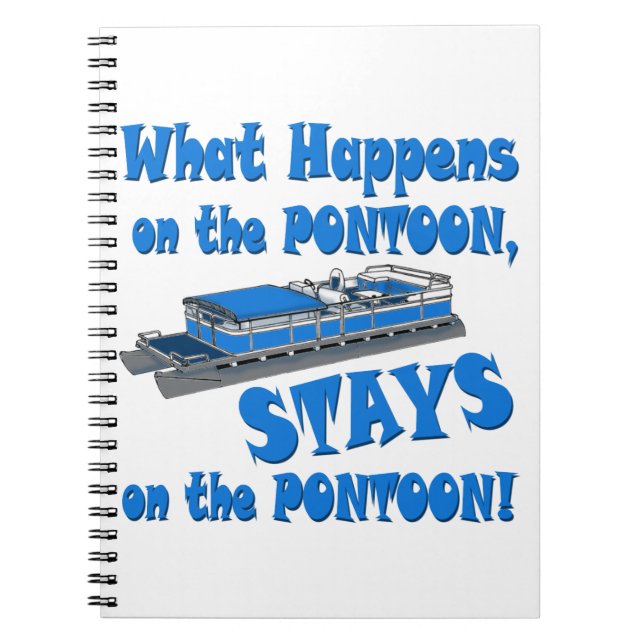 On the pontoon notebook (Front)