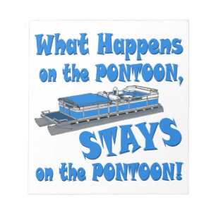 On The Pontoon Notepad