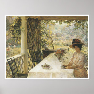 On The Porch, 1908 Poster