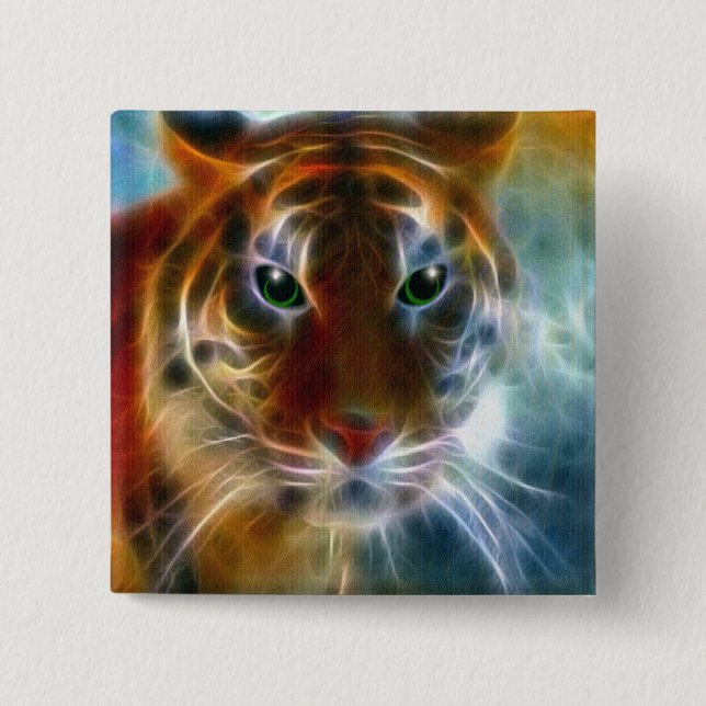 On The Prowl 2 Inch Square Button (Front)