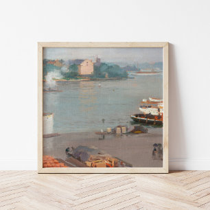 On the Quay William Blair Bruce Poster