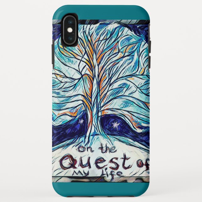 On the Quest of My Life - Tree - Stars. Case-Mate iPhone Case (Back)
