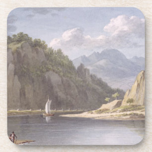 On the River Elbe, near Lowositz in Saxony, plate Coaster