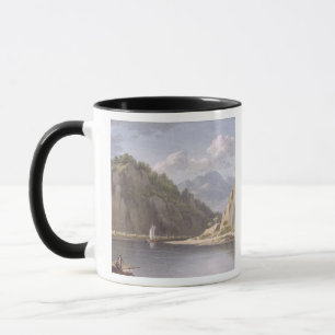 On the River Elbe, near Lowositz in Saxony, plate Mug