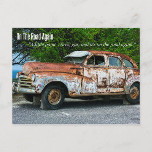 On The Road Again. Postcard