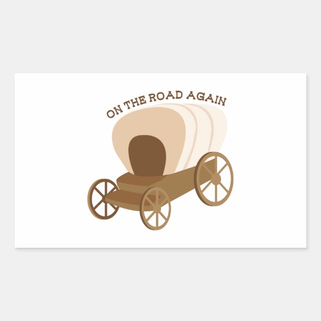On The Road Again Sticker (Front)
