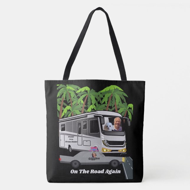 On The Road Again Tote Bag (Front)