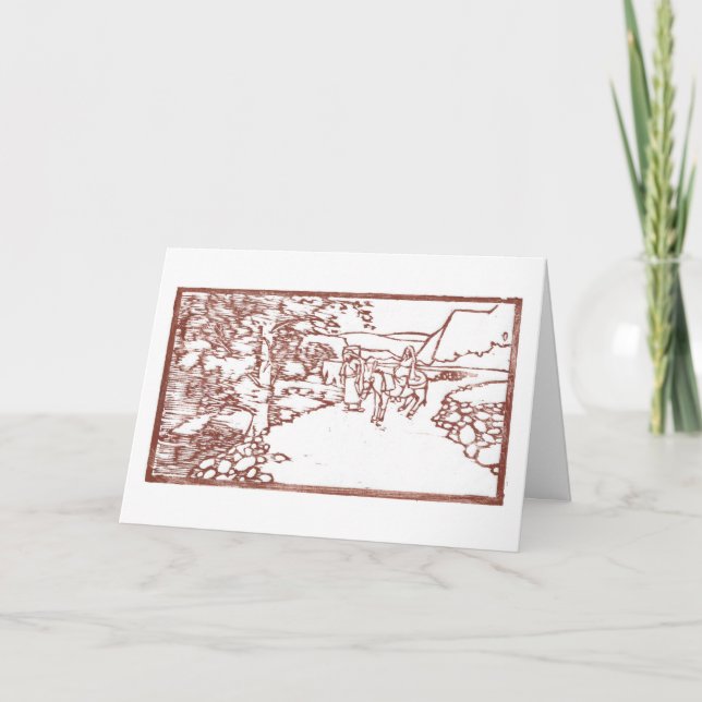 "On The Road" Christmas Card (Front)