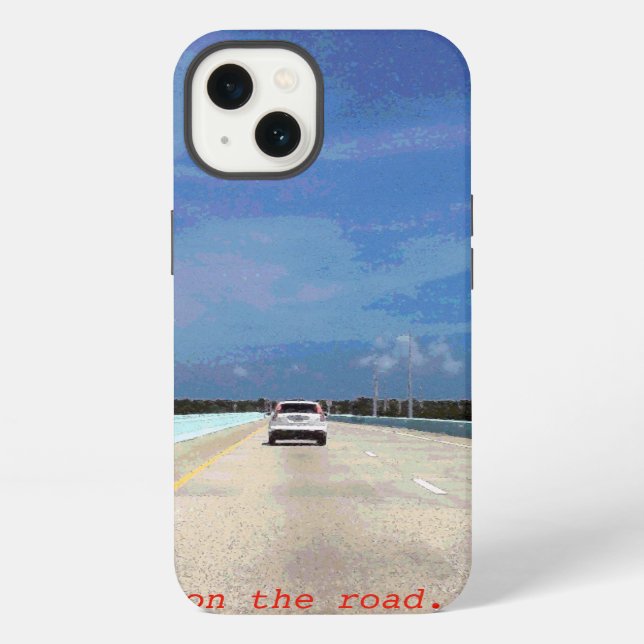 On the Road through the Keys iPhone Case (Back)