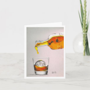 on the rocks holiday card