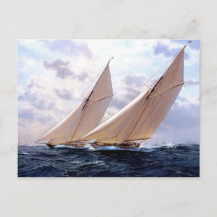On the same tack postcard