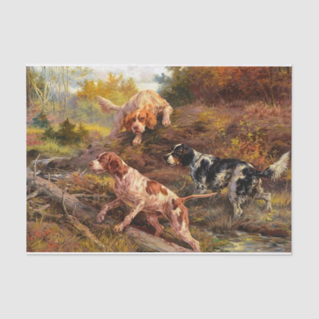 On the Scent by Edmund Henry Osthaus Tissue Paper (Front)