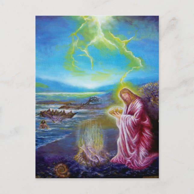 ON THE SEASHORE POSTCARD (Front)