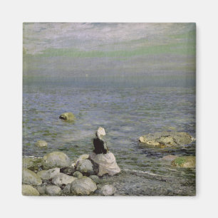 On the Shore of the Black Sea, 1890s Magnet