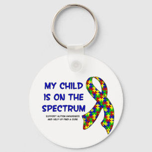 On The Spectrum (bright colours) Keychain