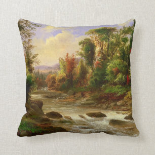 On the St. Annes East Canada by Duncanson Throw Pillow