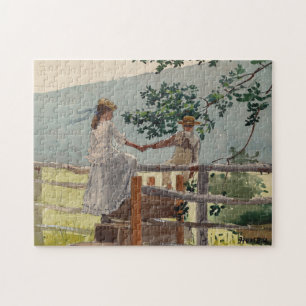 On the Stile   Winslow Homer Jigsaw Puzzle