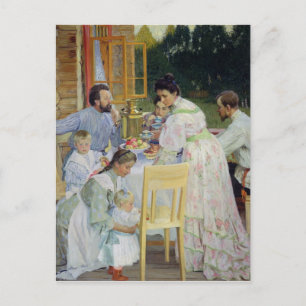 On the Terrace, 1906 Postcard