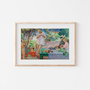 On the Terrace at Sainte-Maxime Henri Lebasque Poster