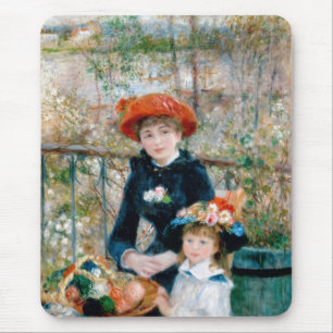 On the Terrace by Pierre-Auguste Renoir 1881 Mouse Pad
