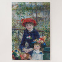 On the Terrace, Impressionist Portrait, Renoir