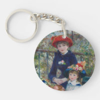 On the Terrace, Impressionist Portrait, Renoir