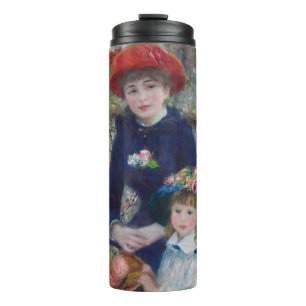 On the Terrace, Impressionist Portrait, Renoir Thermal Tumbler