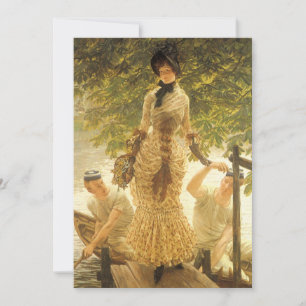 On The Thames by James Tissot, Vintage Realism