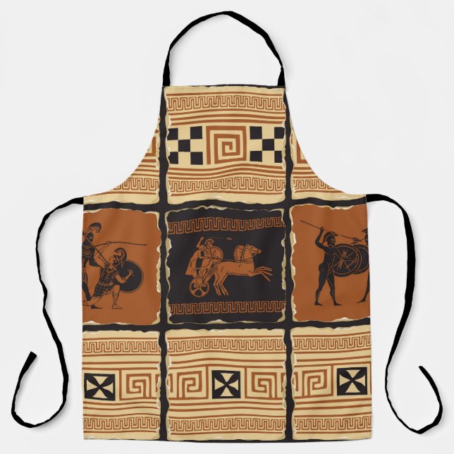  on the theme of Ancient Greece in form of a set o Apron (Front)