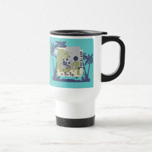 On the Top Rock Climbing Tshirts and Gifts Travel Mug