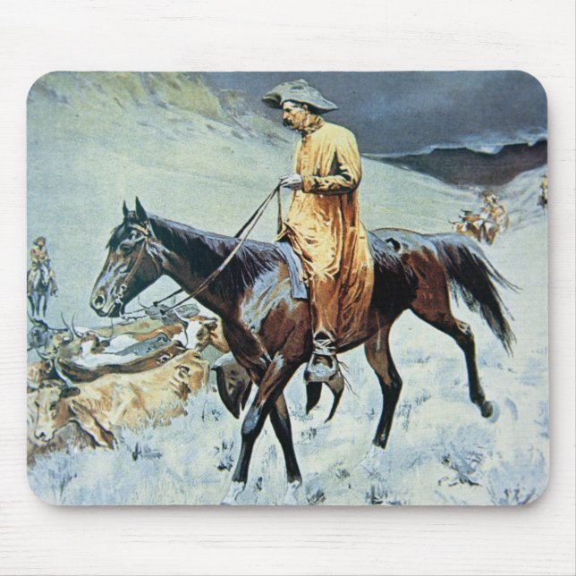 On The Trail (oil on canvas) Mouse Pad (Front)